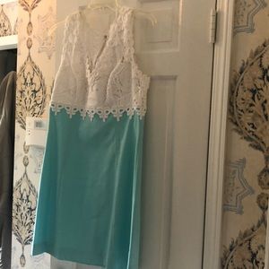 Lilly Pulitzer Blue Sandi Stretch Shift Dress